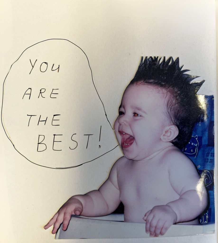 you're the best thank you card